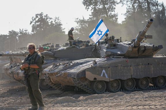 Israeli forces position around Gaza for an expected land invasion. Oct. 21, 2023