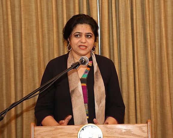 The head of the Independent International Fact-Finding Mission on the Islamic Republic, Sara Hossain