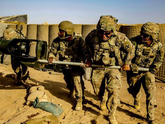 US forces during drills in Syria in June 2021
