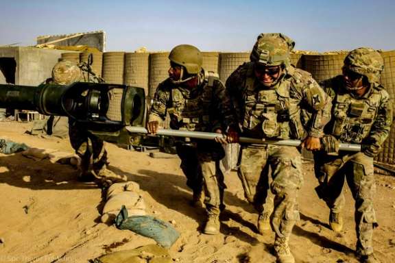US forces in Syria conducting drills in June 2021