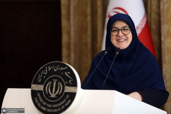 Iran's government spokeswoman Fatemeh Mohajerani