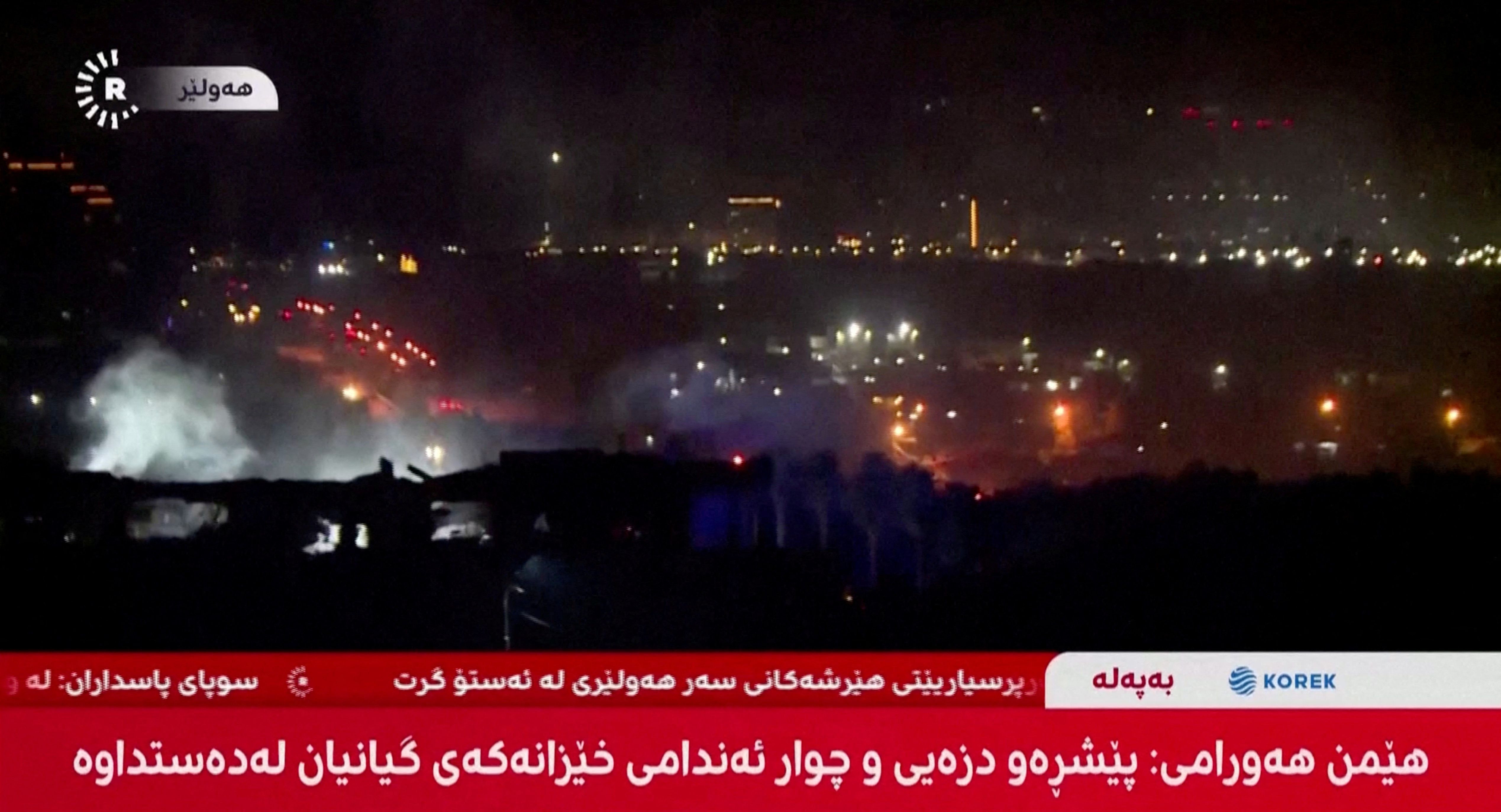 IRGC Fires Missiles At 'Terror, Espionage Centers' In Iraq, Syria