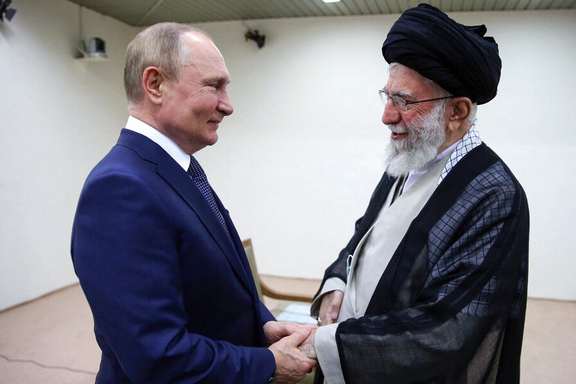 Russian President Vladimir Putin and Iran’s ruler Ali Khamenei in Tehran
