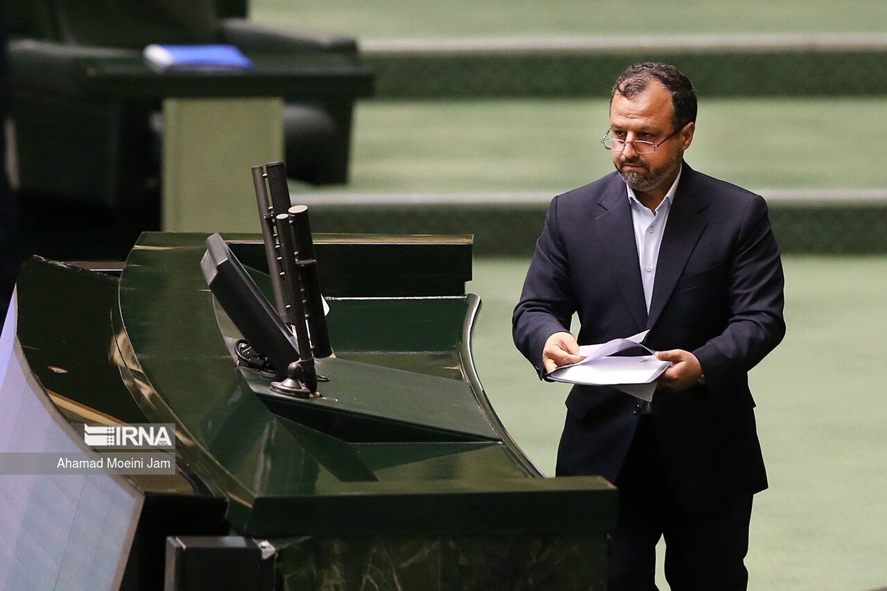 Ehsan Khandouzi, the Minister of Economic Affairs and Finance of Iran