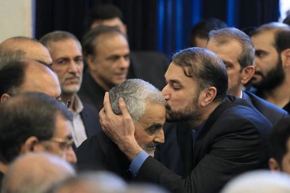 در فایل افشا شده از مصاحبه ظریف، او گفته بود از جان کری خواسته به امیرعبداللهیان زنگ بزند تا پیغامش را به قاسم سلیمانی برساند