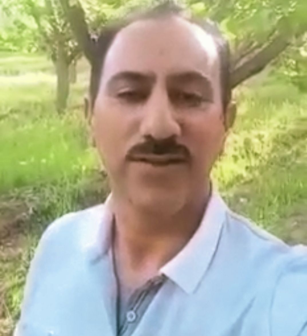 The man known as Mansour Rasouli in a new video acquired by Iran International