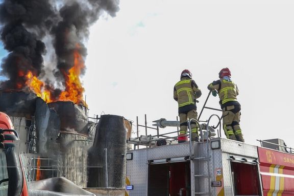 مرکز اورژانس: بر اثر آتشسوزی یک واحد تولیدی در بوئین زهرا ۵ نفر مصدوم و ۳ نفر مفقود شدند
