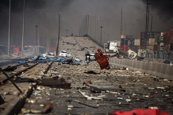 Iran denies presence of military cargo at blast-hit port