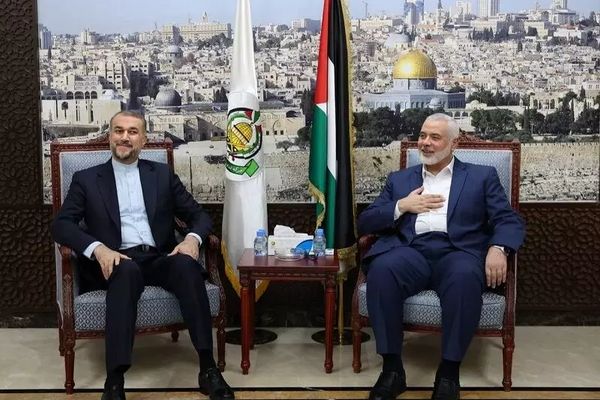 Iran's Foreign Minister Meets Hamas Leader In Qatar
