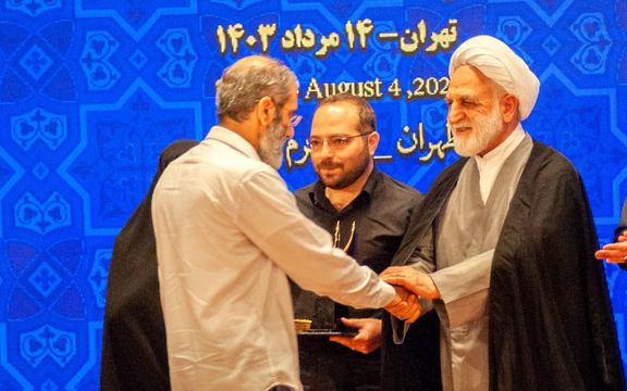 تقدیر از اسدالله اسدی، دیپلمات تروریست در مراسم اعطای جایزه حقوق بشر اسلامی