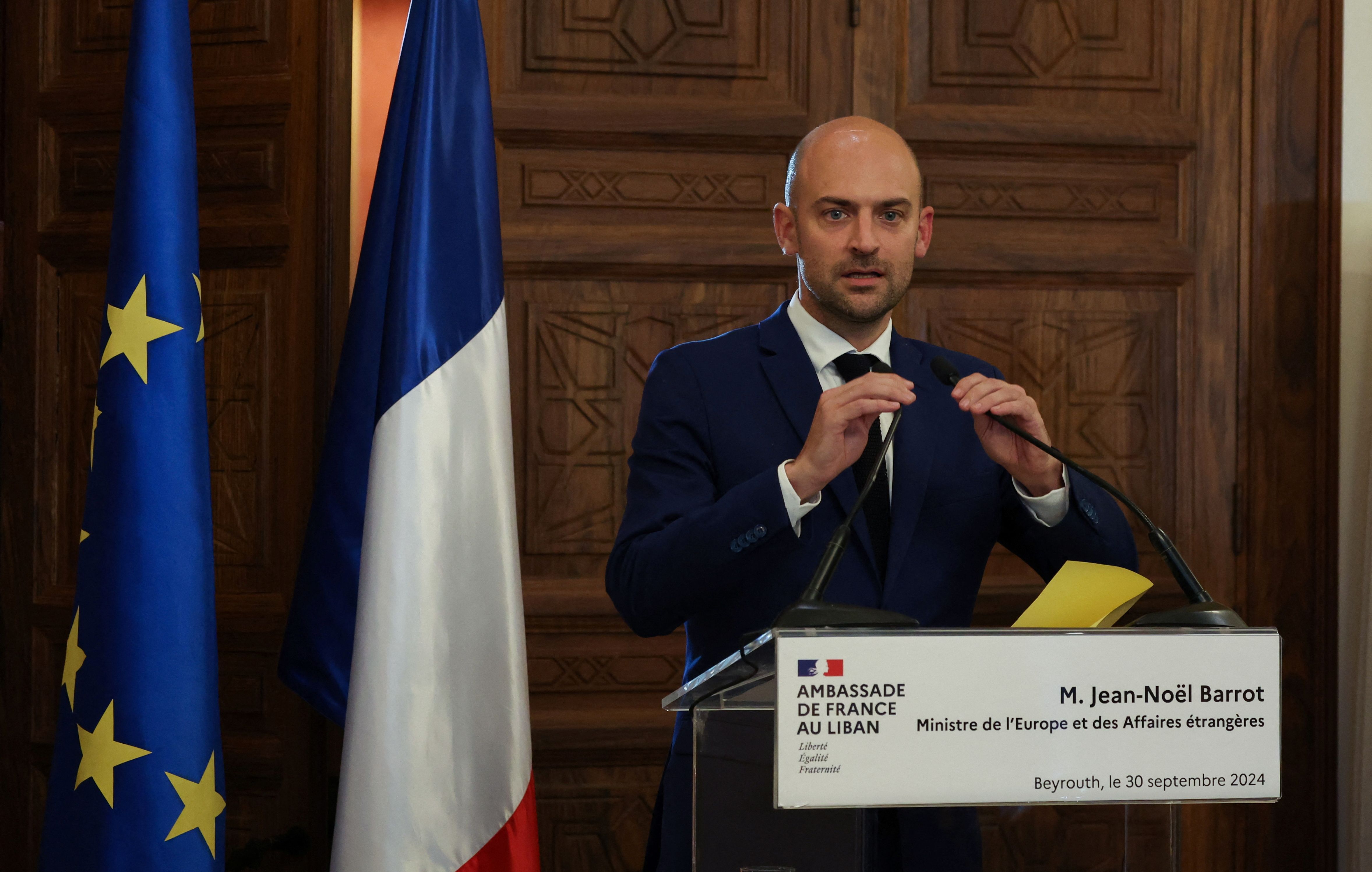 ژان نوئل بارو، وزیر امور خارجه فرانسه