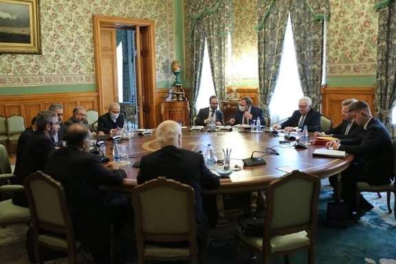 Ali Bagheri Kani meeting with Russia's Sergei Ryabkov. October 29, 2021