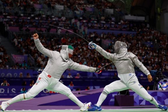 المپیک ۲۰۲۴؛ تیم شمشیربازی سابر ایران به مجارستان باخت و به فینال نرسید