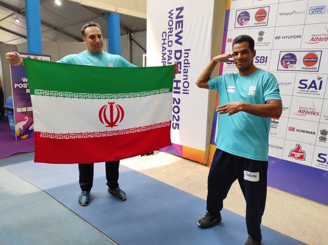 سعید افروز رکورد جهان را شکست و قهرمان پرتاب نیزه در پارادوومیدانی شد