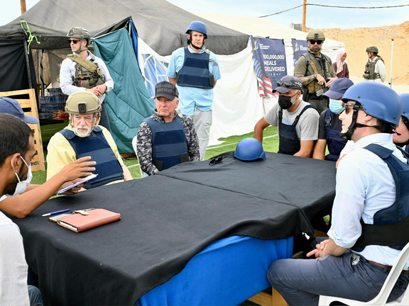 استیو ویتکاف به همراه سفیر آمریکا در اسرائیل