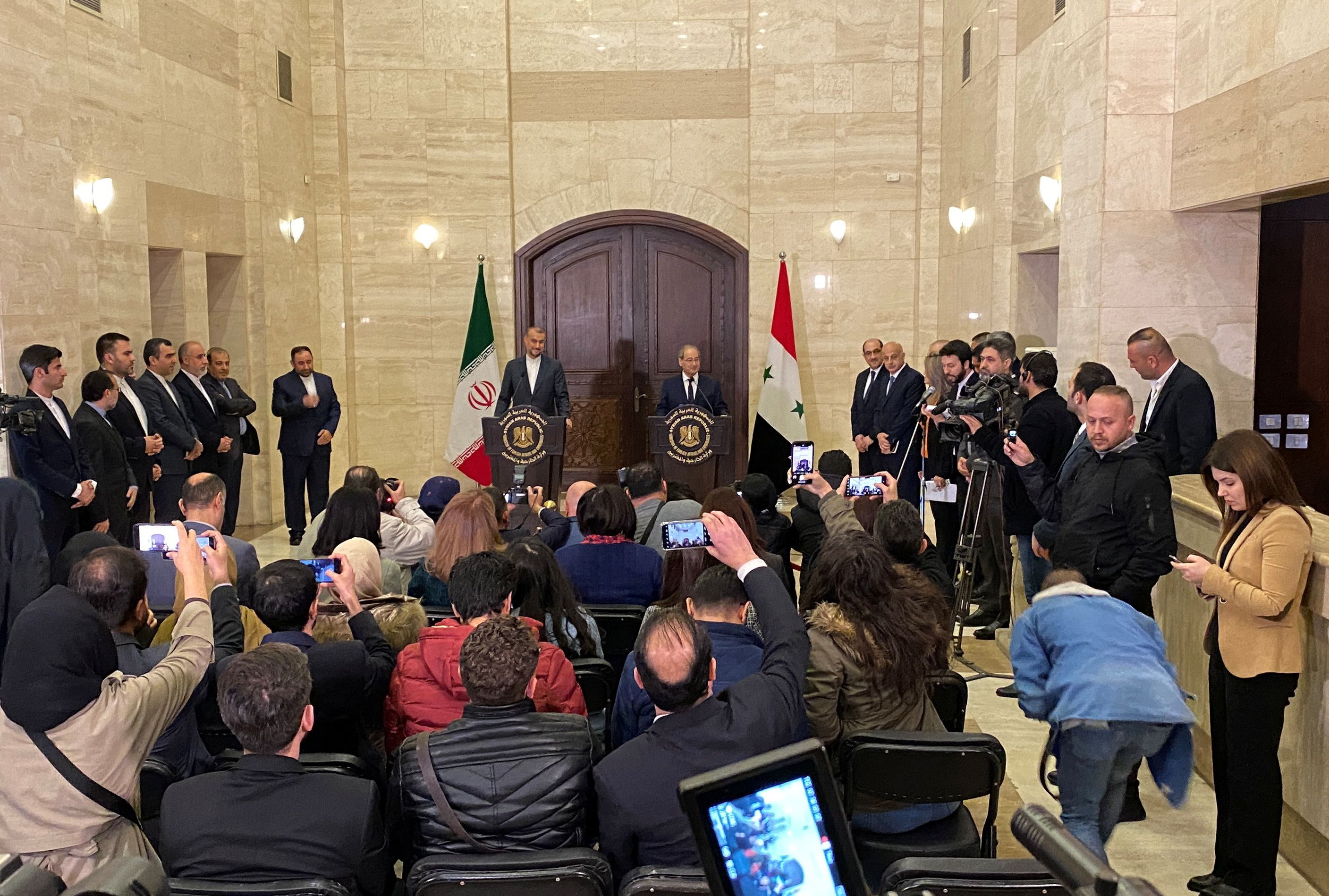 Iran's FM Holds Talks With Palestinian Militant Groups, Assad, In Damascus