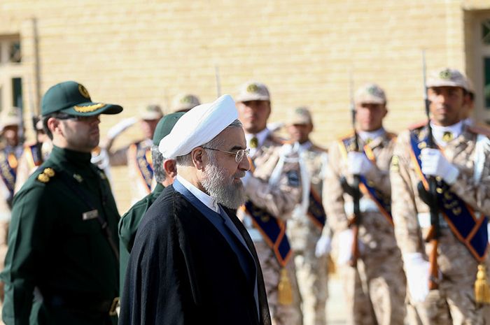 In reform plea, ex-president Rouhani urges military to quit economy 