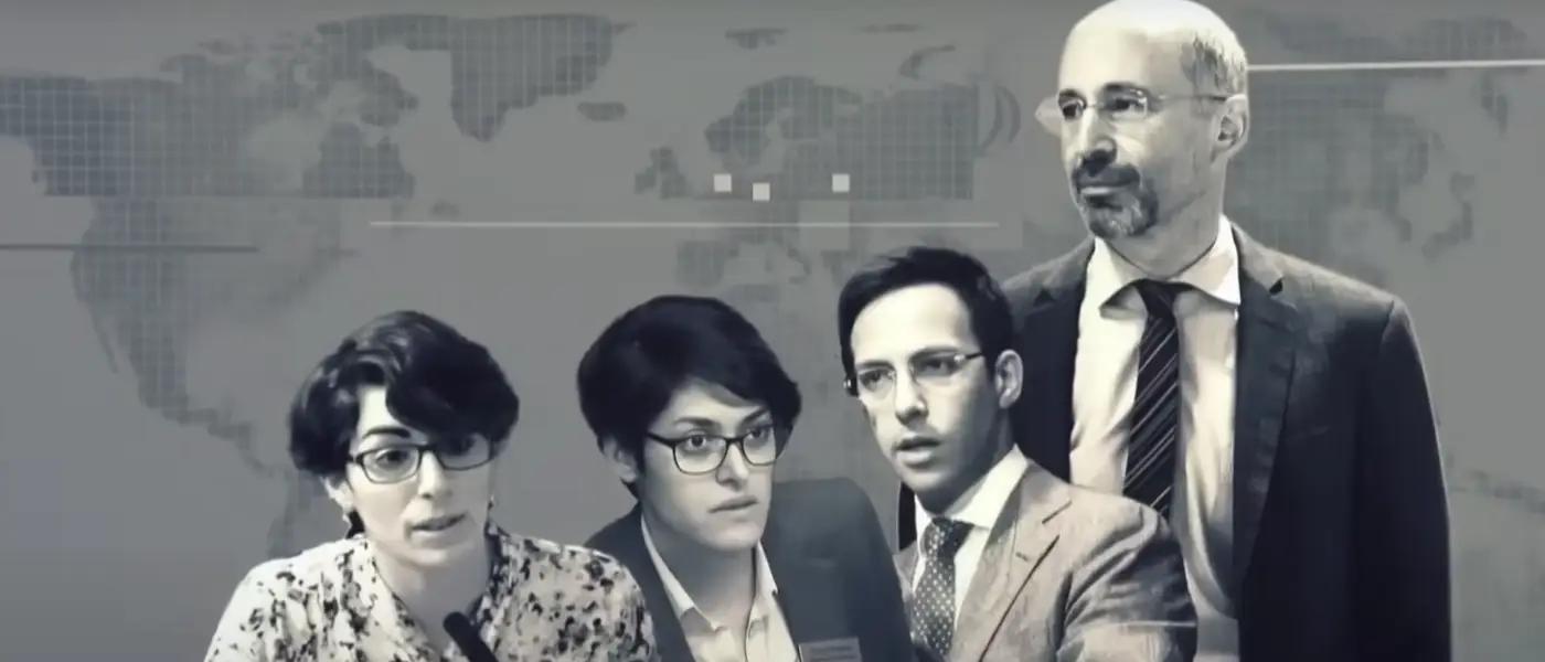 (From left to right) Dina Esfandiary, Ariane Tabatabai, Ali Vaez, and former US special envoy for Iran Robert Malley