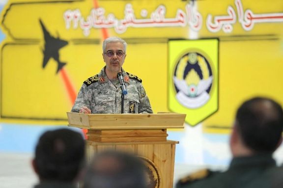 رونمایی از یک پایگاه زیرزمینی نیروی هوایی ارتش؛ باقری اسرائیل و کشورهای منطقه را تهدید کرد