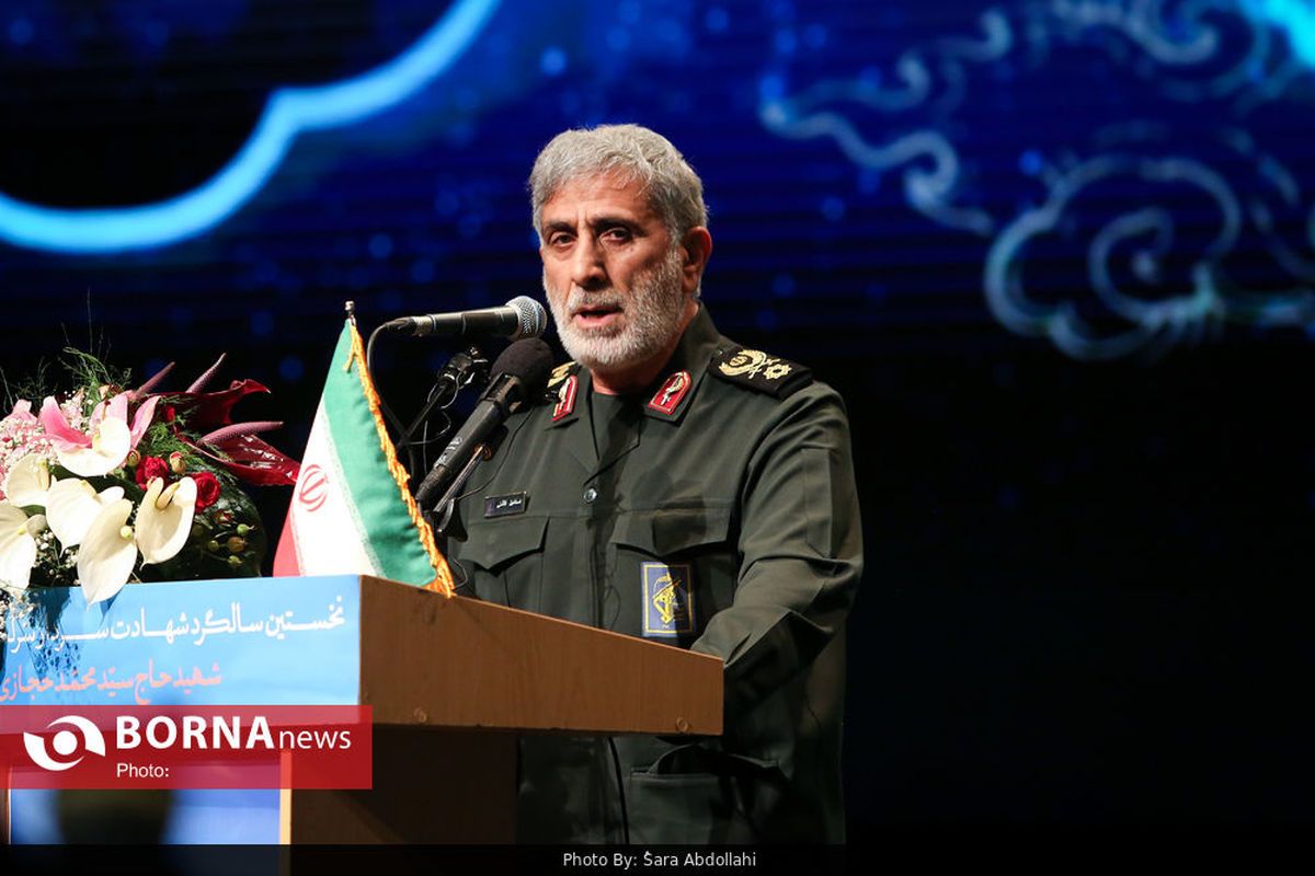 فرمانده سپاه قدس هدایت عملیات نظامی علیه اسرائیل از تهران را تایید کرد