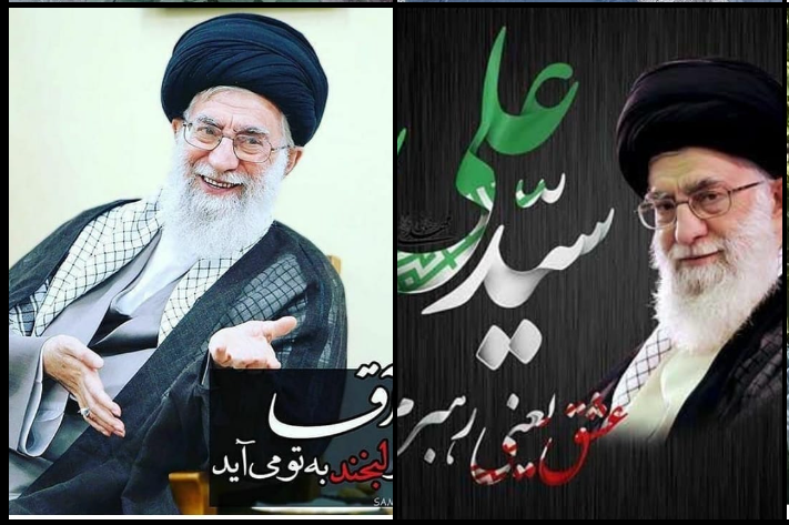 دو پستی که بهمن فرزانه در سال ۱۳۹۸ در حساب اینستاگرام خود منتشر کرده و در آن‌ها نسبت به رهبر جمهوری اسلامی ابراز علاقه کرده است.