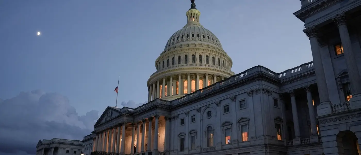 A general view of the US Capitol