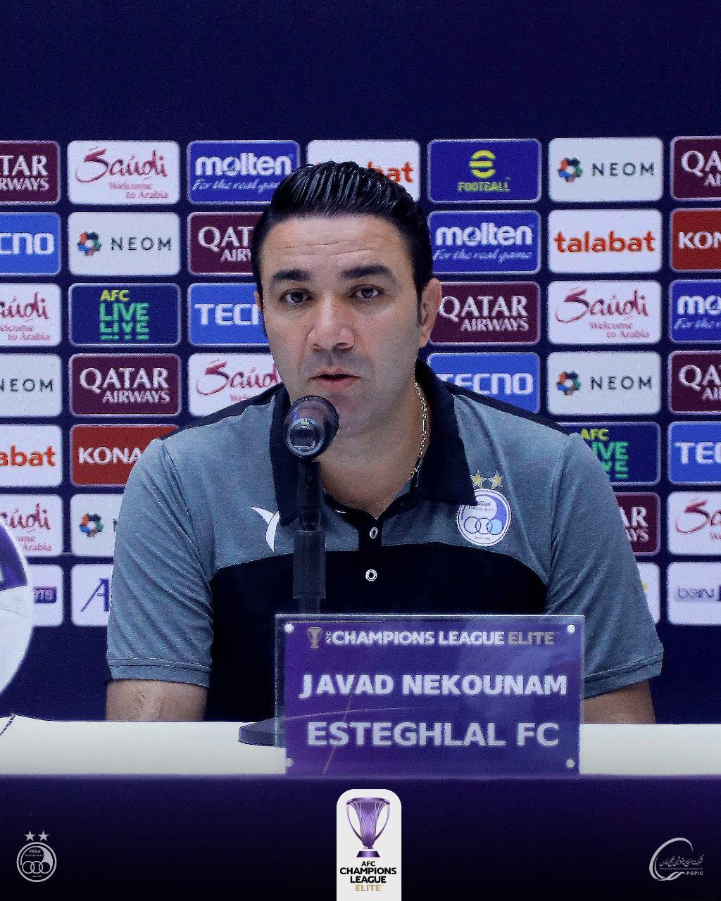 استعفای دوباره نکونام این‌بار در قطر: بهتر است من بروم، می‌روم تا لطمه‌ای به استقلال نخورد