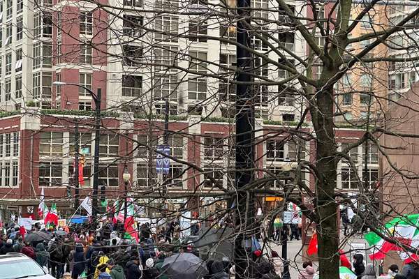 Expat Iranians Hold Rallies In Many European, American Cities