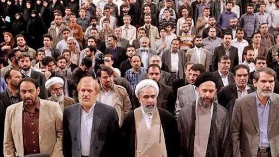 A meeting of the ultraconservative Paydari Party
