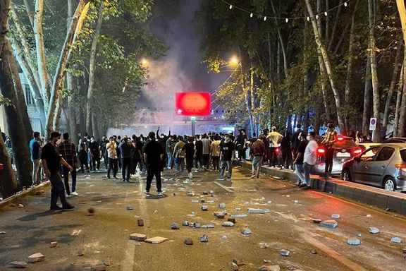 Protests in Tehran on September 24, 2022