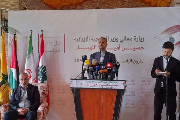 Snubbed By Lebanese Opposition, Iran’s FM Stands Beside Terror Proxies
