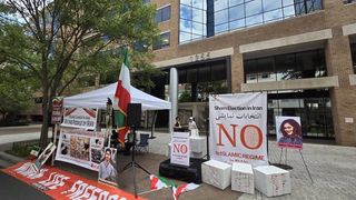 Why should the US not allow Iranian polling stations?