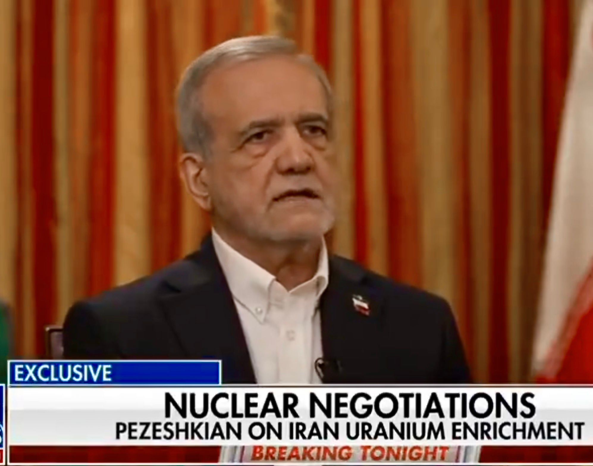 Pezeshkian’s Fox News nuclear overture draws hardline backlash