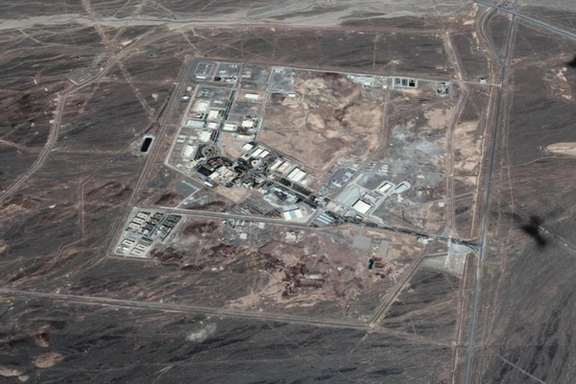 An aerial photo of Natanz uranium enrichment plant