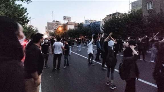 Protesters in Iran