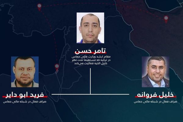 اسرائیل شبکه صرافی مخفی تحت هدایت حماس و جمهوری اسلامی را در ترکیه شناسایی کرد