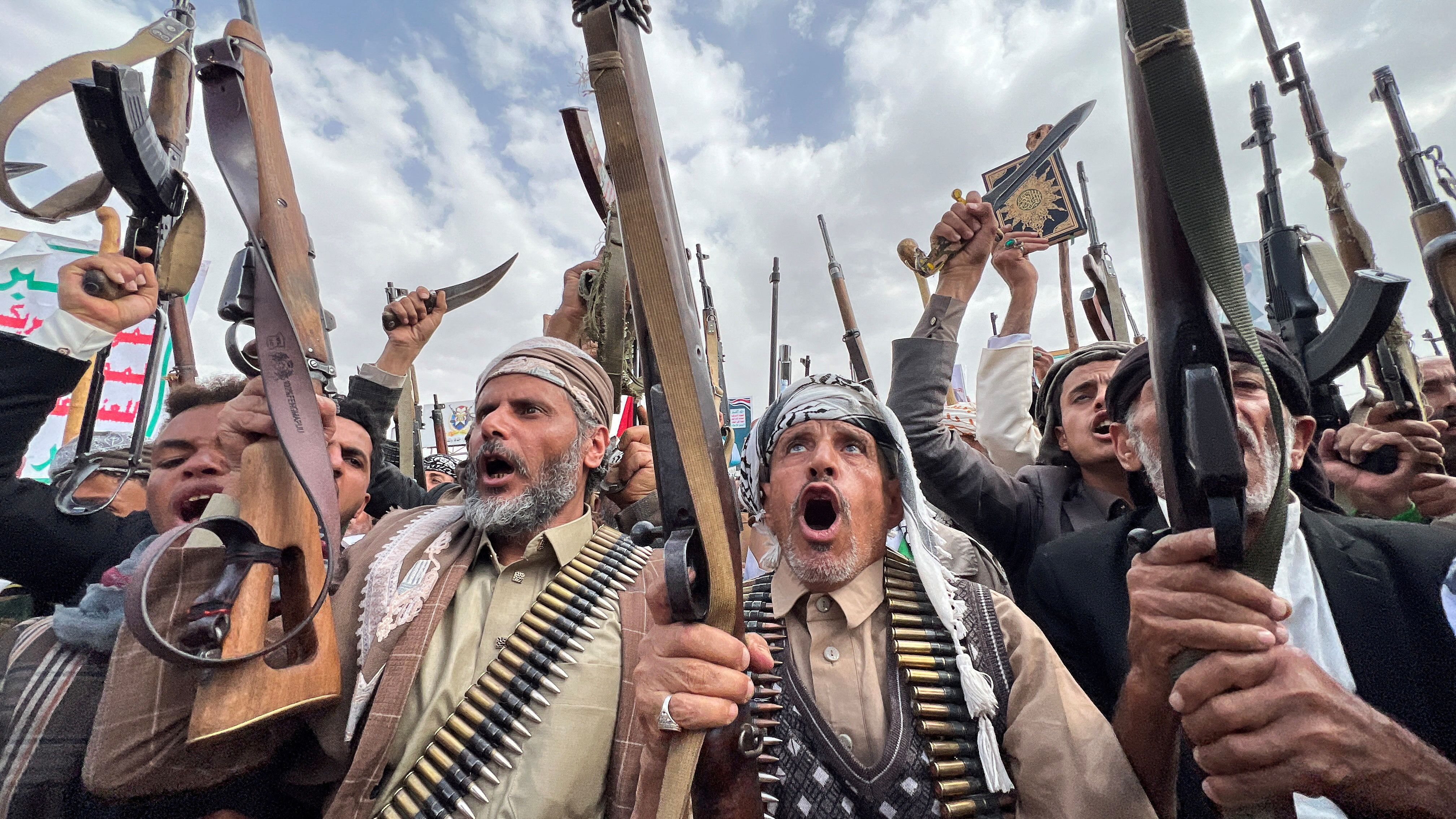 حوثی‌های مورد حمایت جمهوری اسلامی در یمن