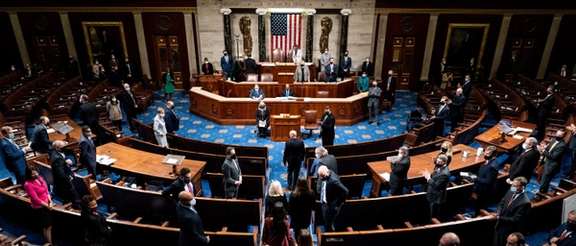 A Joint session of Congress on Capitol Hill in Washington, US, January 6, 2022