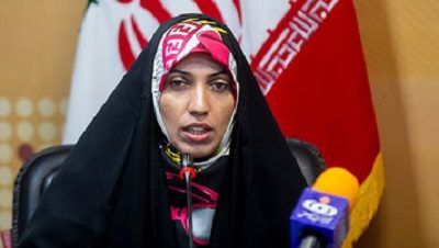 Interrogator and state TV "reporter"  Ameneh Sadat Zabihpour. Undated