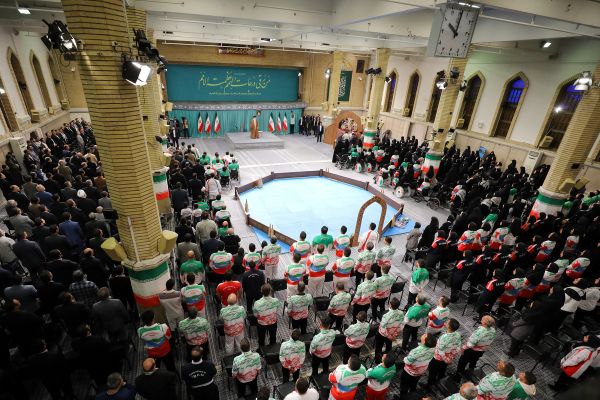 Iran's Supreme Leader Reiterates Threats Against Israel To Athletes