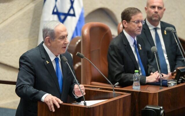 Netanyahu says strikes sapped Iran's military might, missile export ability