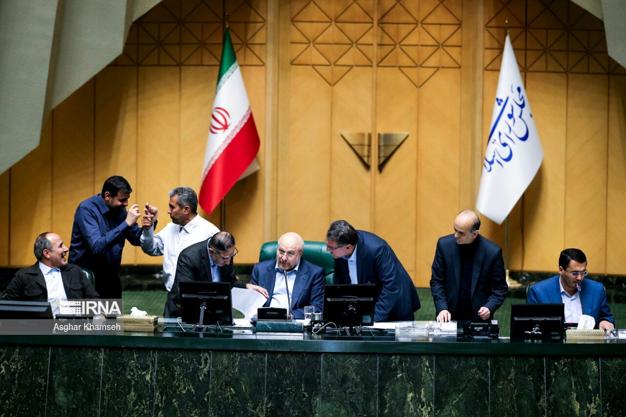 A session of the Iranian parliament on March 10, 2024 