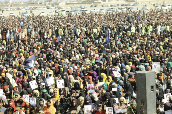 اعتراض مدنی بلوچها تحت رهبری ماهرنگ بلوچ