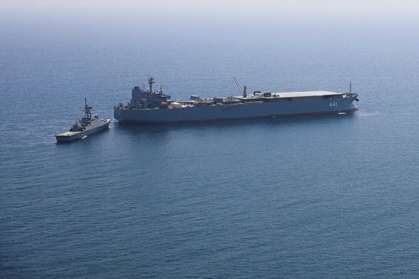 Iran Navy adds repaired destroyer and new floating base