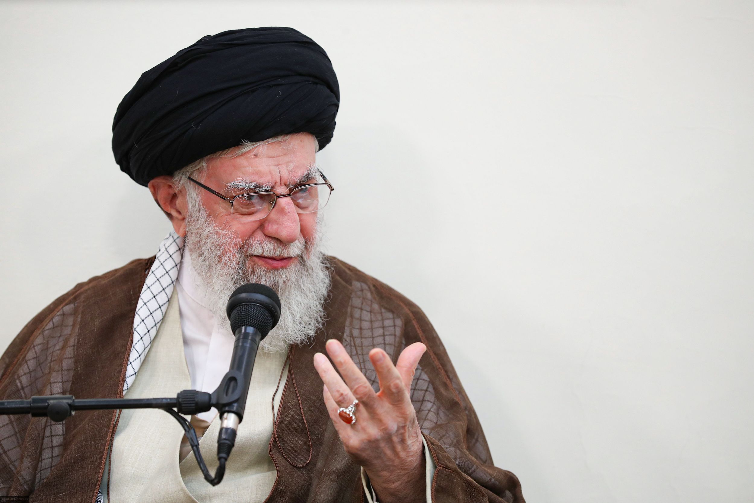 Supreme Leader Ali Khamenei speaking on 14th August, 2024.