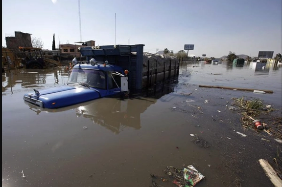 قربانیان بارانهای سیلآسا در مکزیک به دستکم ۳۷ نفر رسید