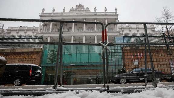 Palais Coburg hotel where Iran nuclear talks take place. December 9, 2021