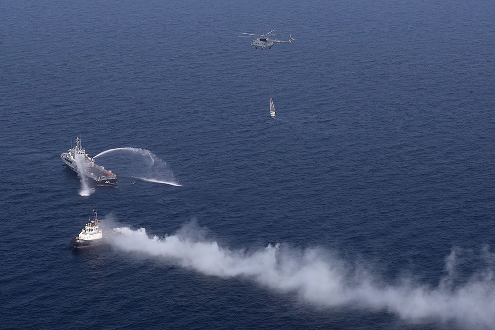 Iran, Russia And China Launch Naval Drills In Indian Ocean