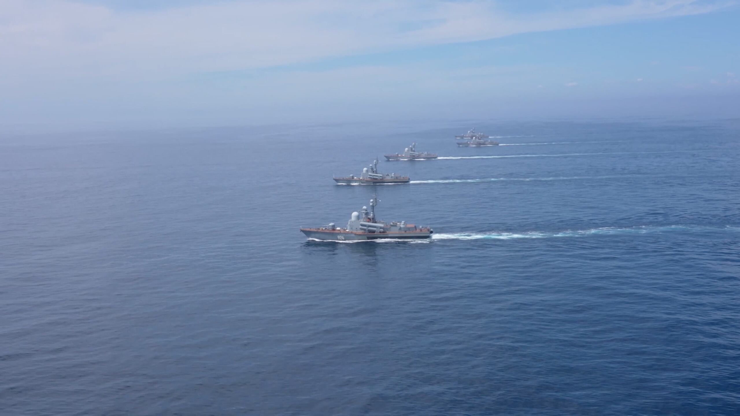 Ukraine says it hit Russian ships accused of carrying arms between Iran and Russia