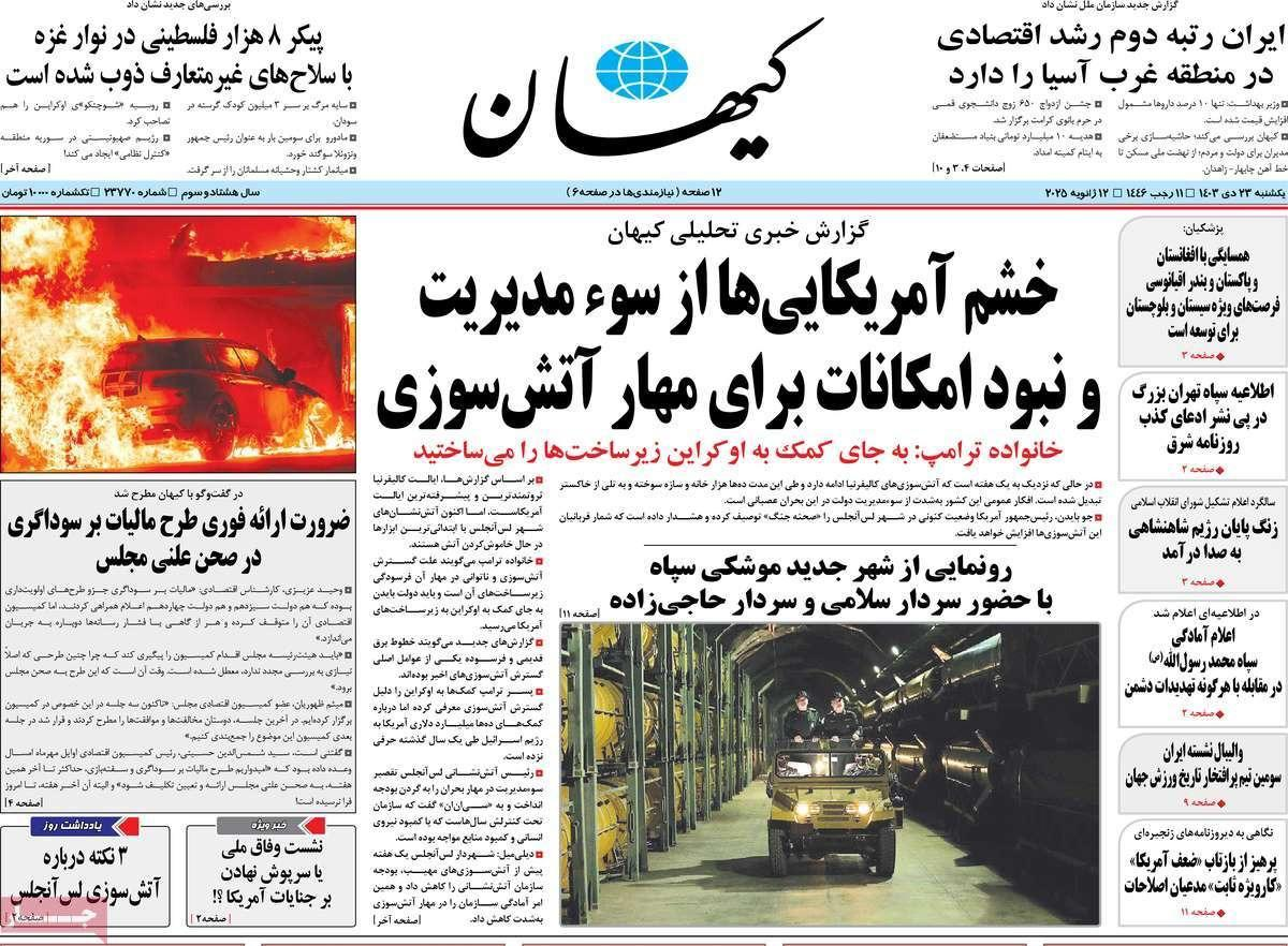 صحف إيران: مدينة صاروخية جديدة.. وحل الحشد الشعبي.. وهجوم جديد على "ظريف" 